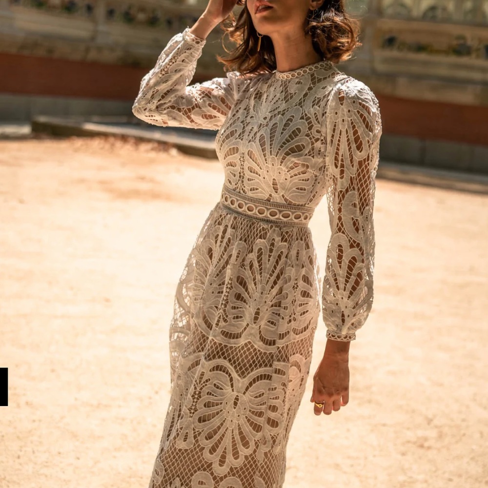 White Lace Dress